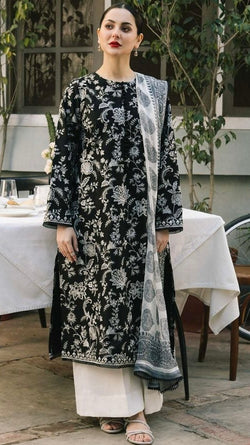 3PC-EMBROIDERED-LAWN HC 100