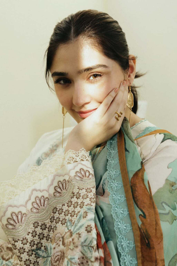 3pc-Printed-Embroidered-Lawn HR 108