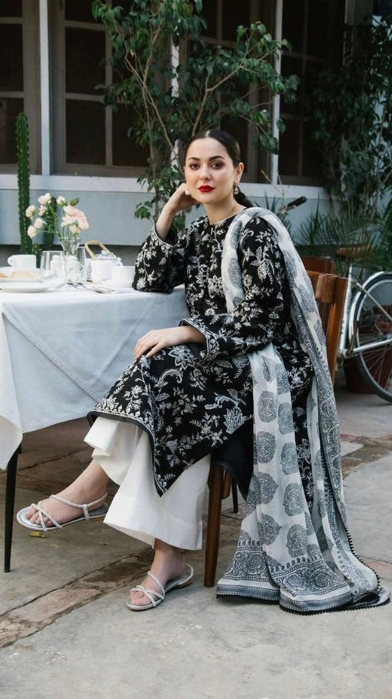 3PC-EMBROIDERED-LAWN HC 100