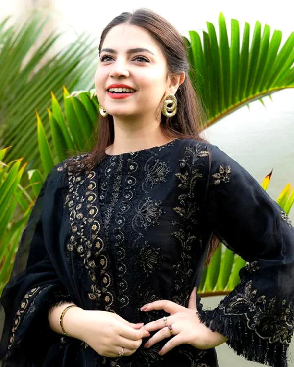 3pc-Embroidered-Lawn SD 203