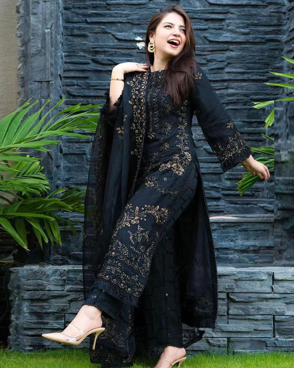 3pc-Embroidered-Lawn SD 203